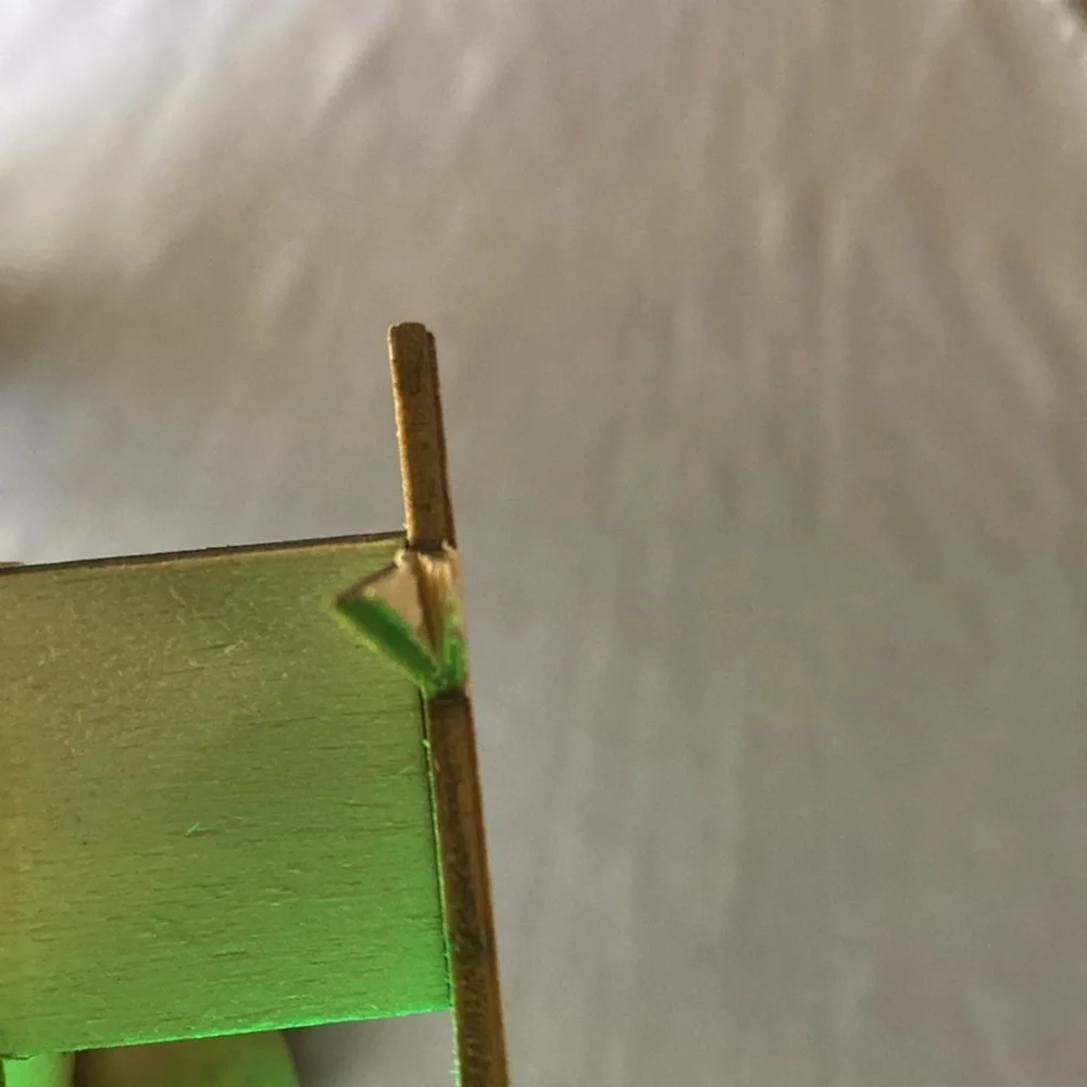 Christmas diy pre lit wood decor see pictures please with green light